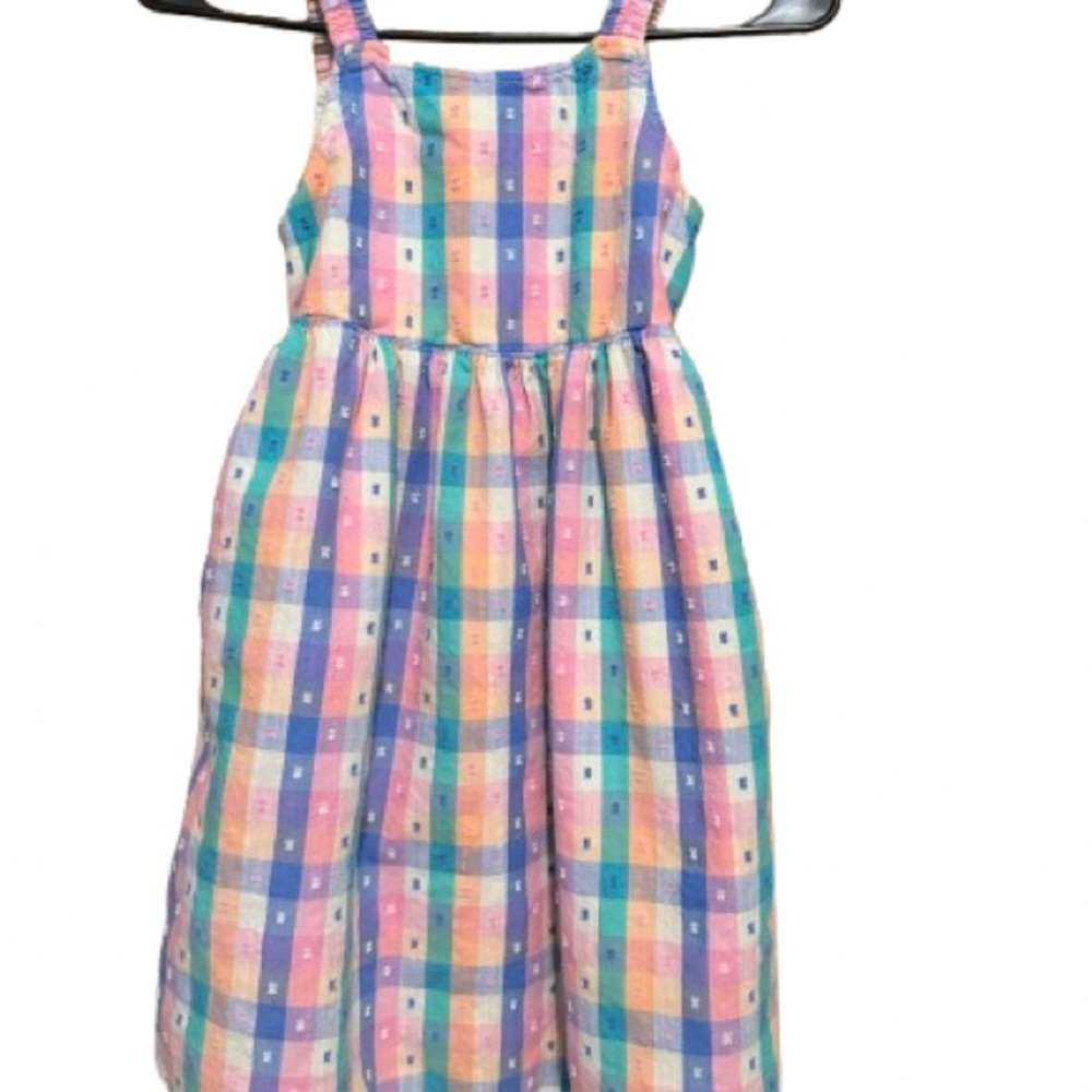 Wonder Nation Pastel Plaid Kids Dress
